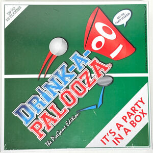 Drink-A-Palooza Pregame Edition Drinking Game Party Fun Ping Pong New Sealed Box